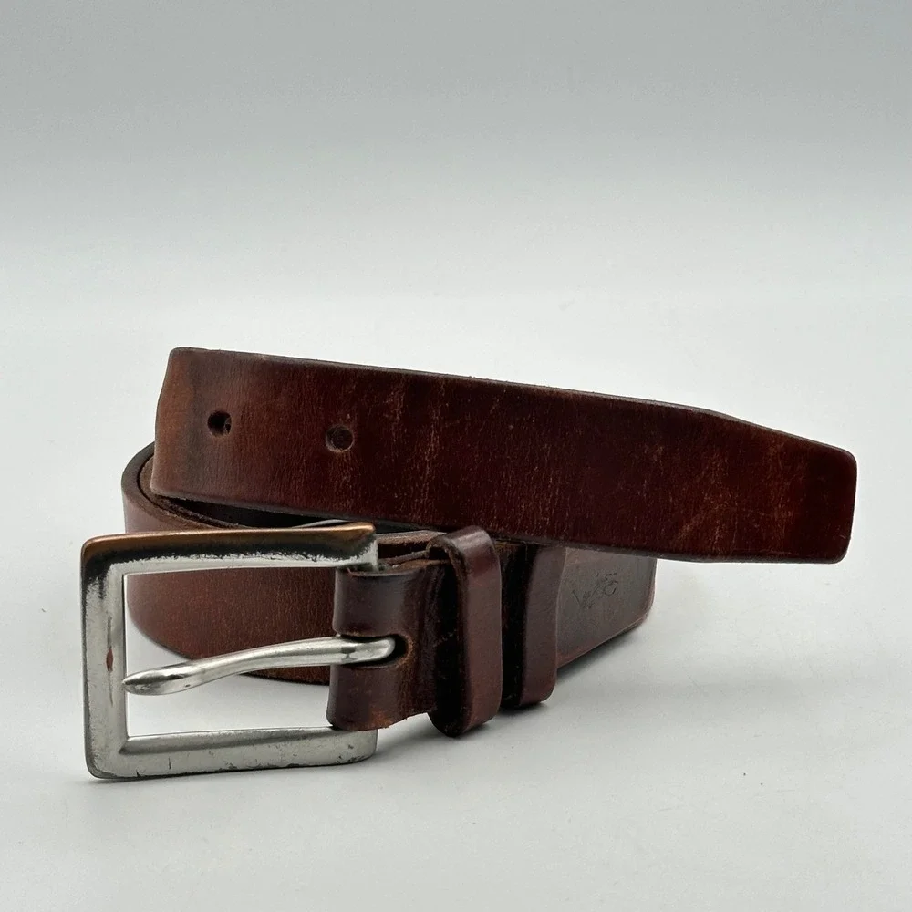 Polo Ralph Lauren Mens Brown Genuine Leather Belt Size 36 405070164-213